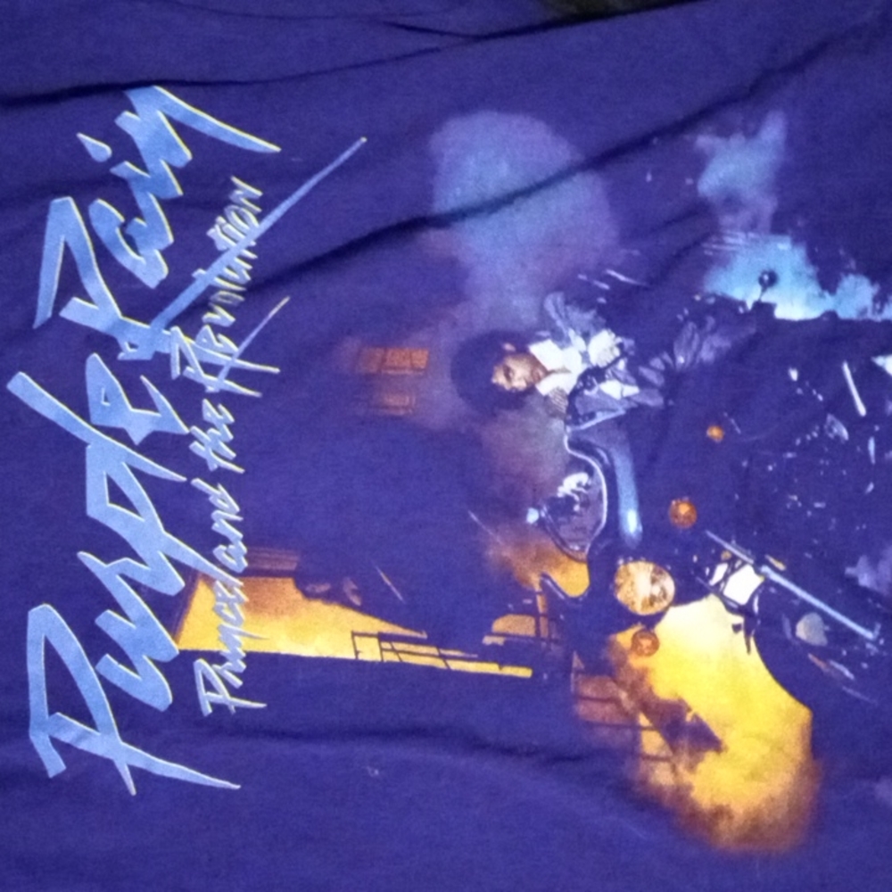 Purple rain tee